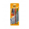 Bolígrafo Punto Fino 0.7 mm Bic Precisión y Suavidad Bl/4 Básicos