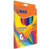 Lápices de Colores MAE Mina Gruesa 4 mm Redondos C/24