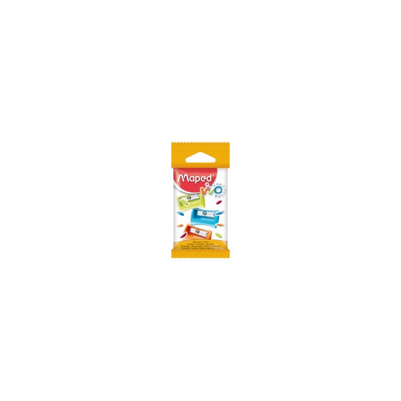 Sacapuntas Plástico Maped Vivo Bl/3