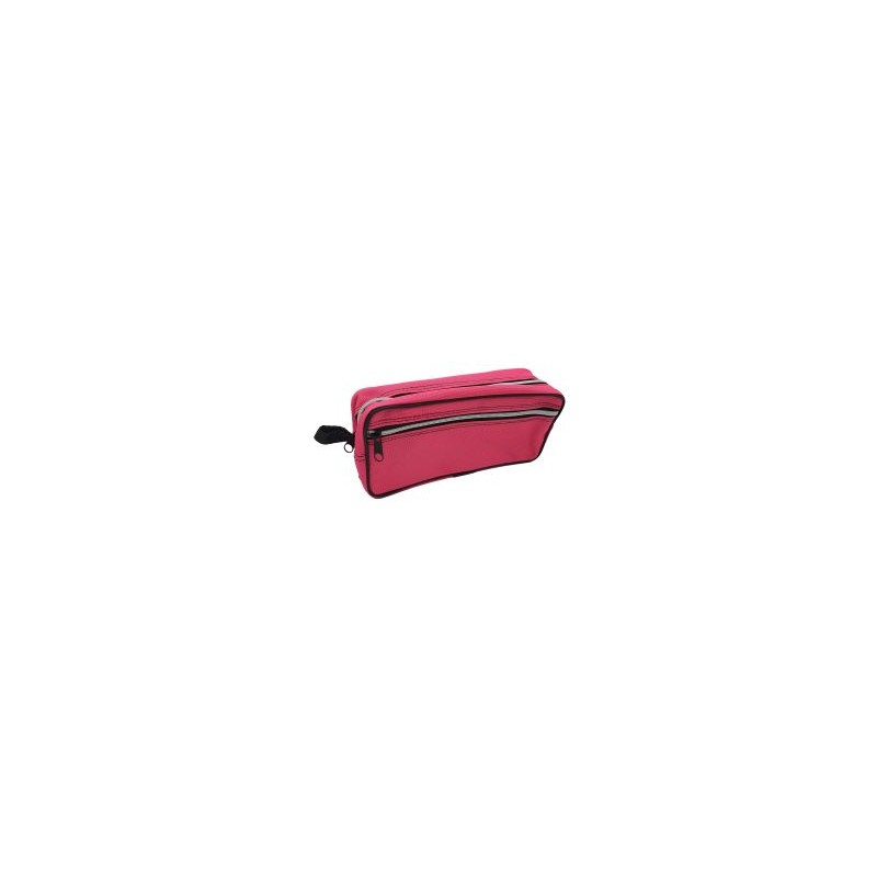 Lapicera Escolar Tela Rectangular C/Zipper Cols