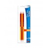 Lápiz Rojo y Grafito Paper Mate Verithin Duo Triangular Bl/3