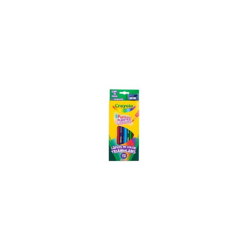 Lápices de Colores Crayola Triangulares C/12
