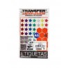Etiqueta Estrella Transfer Chica E6Ces014 C/189 Cols. Met. Autoadh.