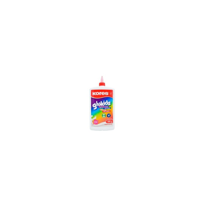 Pegamento Escolar Blanco Kores Glukids 500 g.