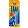 Bolígrafo Punto Mediano 1.0 mm Bic Dura+ Bl/4 Azul