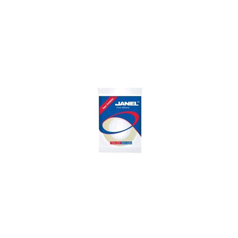 Cinta Adhesiva Janel 255 18 mm x 33 m. Corte Fácil