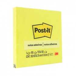 Block Post-it Amarillo 7.6 x 7.6 cm C/100 h.