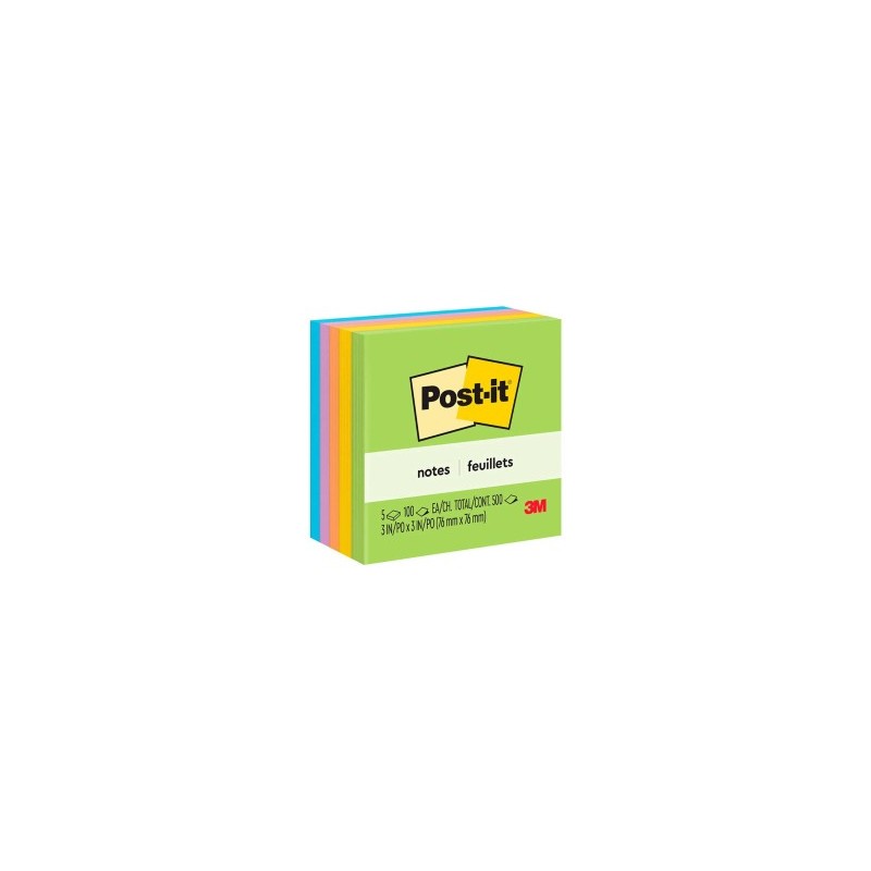 Cubo Post-it Jaipur 7.6 x 7.6 cm C/500 h.