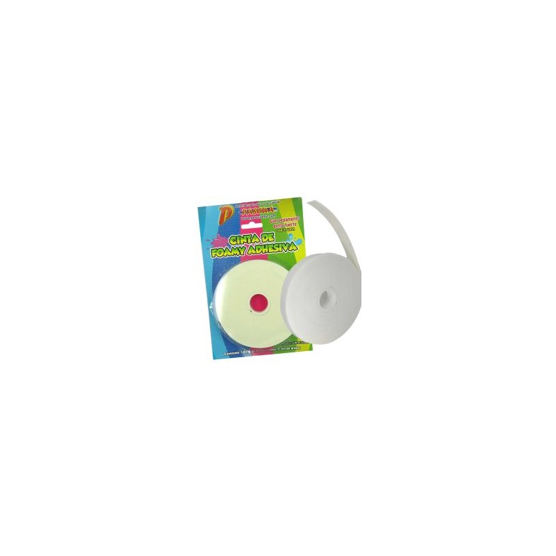 Cinta Adhesiva Doble Capa Foamy Pascua 19 mm x 5 m. para Montaje