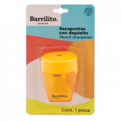Sacapuntas con Depósito Barrilito SPT38B Bl/1