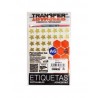 Etiqueta Estrella Transfer Chica E6Oes014 C/189 Oro Met. Autoadh.