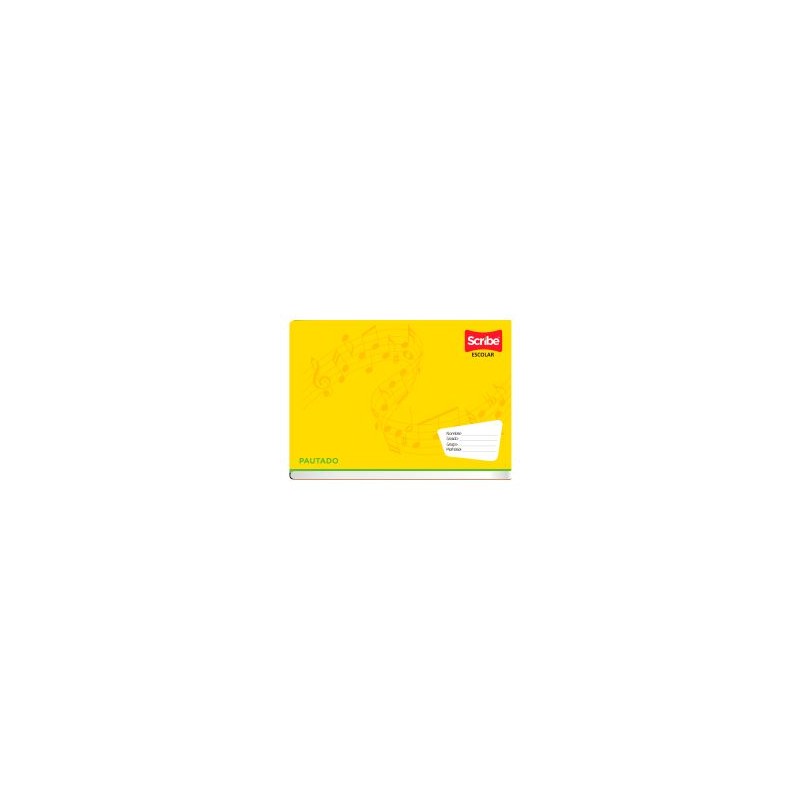 Cuaderno Pautado Forma Italiana Grapado Scribe Escolar 6149 50 h.