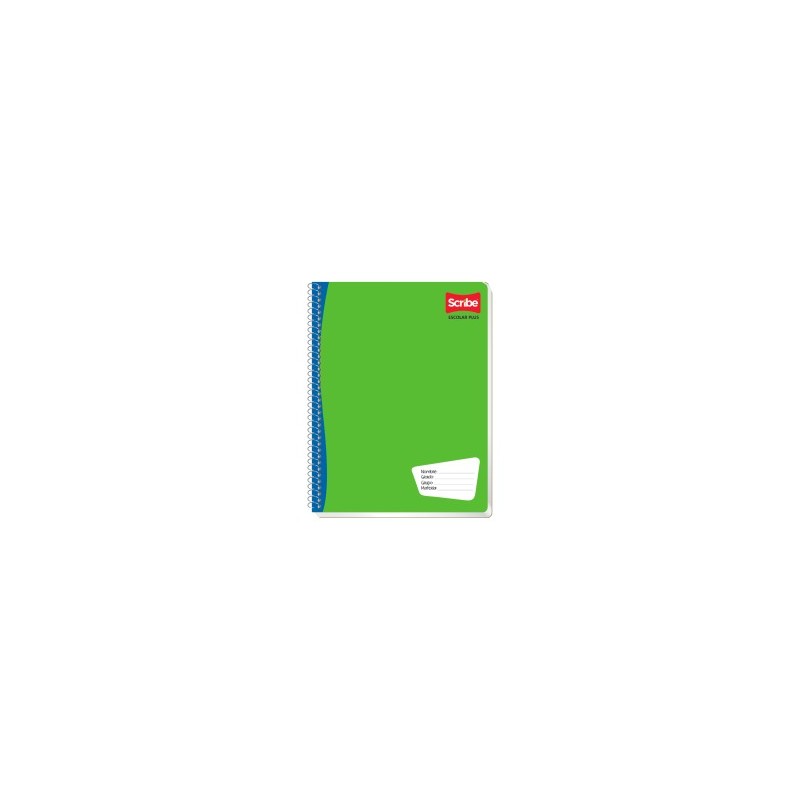 Cuaderno Profesional Scribe Escolar Plus 7971 Blanco 100 h.