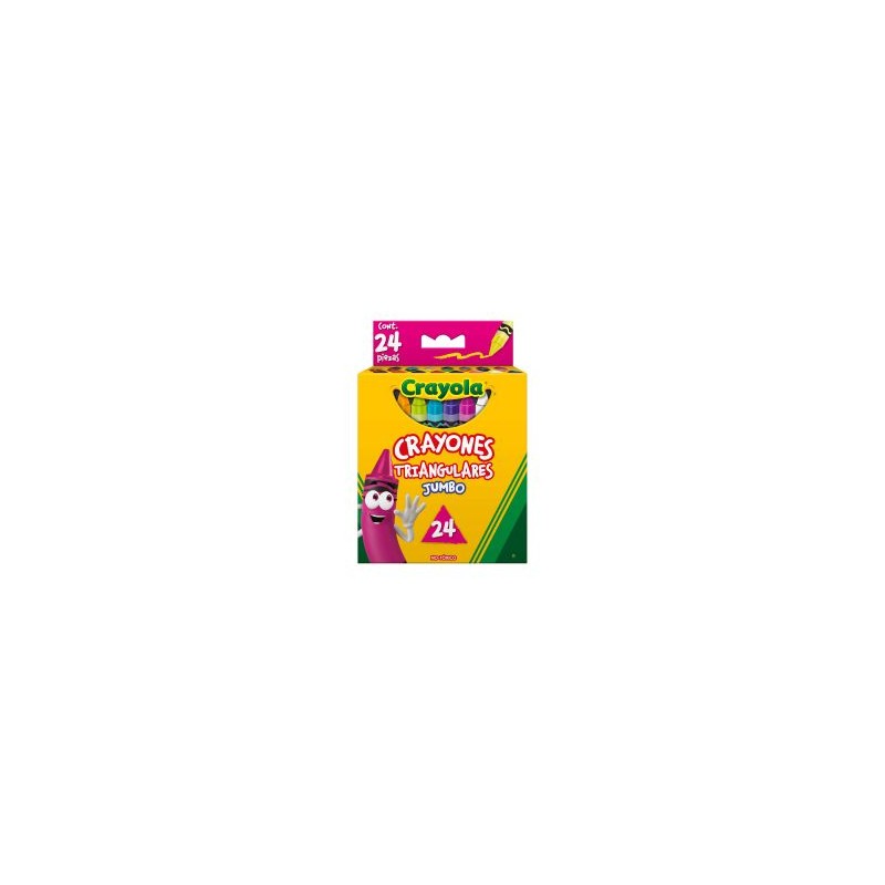 Crayones Triangulares Jumbo Crayola C/24