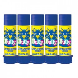 Lápiz Adhesivo Bully 38 g. con 5 piezas