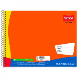 Block Dibujo Espiral Scribe 4592 24.5 X 32 Cm 30 H. C/Protector