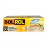 Bolsa Sandwich Bol-Rol Doble Zipper C/50 17 X 15 Cm 7502211160175