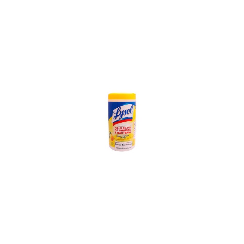 Toallas Desinfectantes Lysol Rb3084350 Citrus 80 Pz.