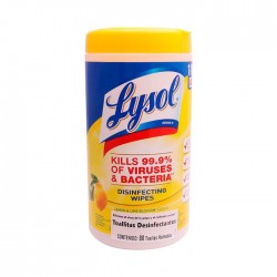 Toallas Desinfectantes Lysol Rb3084350 Citrus 80 Pz.