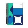 Cuaderno Forma Francesa Pasta Dura Estrella Book 0608 Raya 80 h.