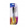 Marcador Permanente Azor Signal Duo Bl/1 Negro, Punta Bala y Ultra Fino