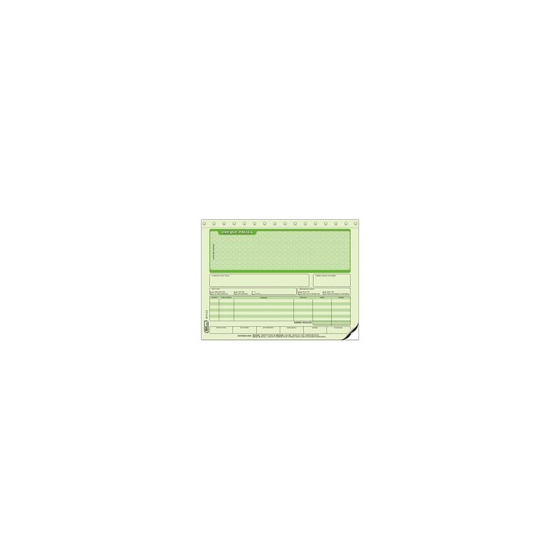 Cheque Poliza C/Carbon Printaform 1011Ci 1/2 Oficio C/20 Jgos. C/Copia