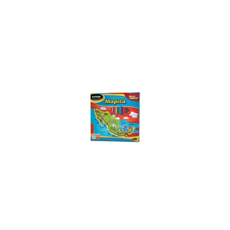 Lápices de Colores Mapita Largos Redondos C/24