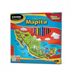 Lápices de Colores Mapita Largos Redondos C/24