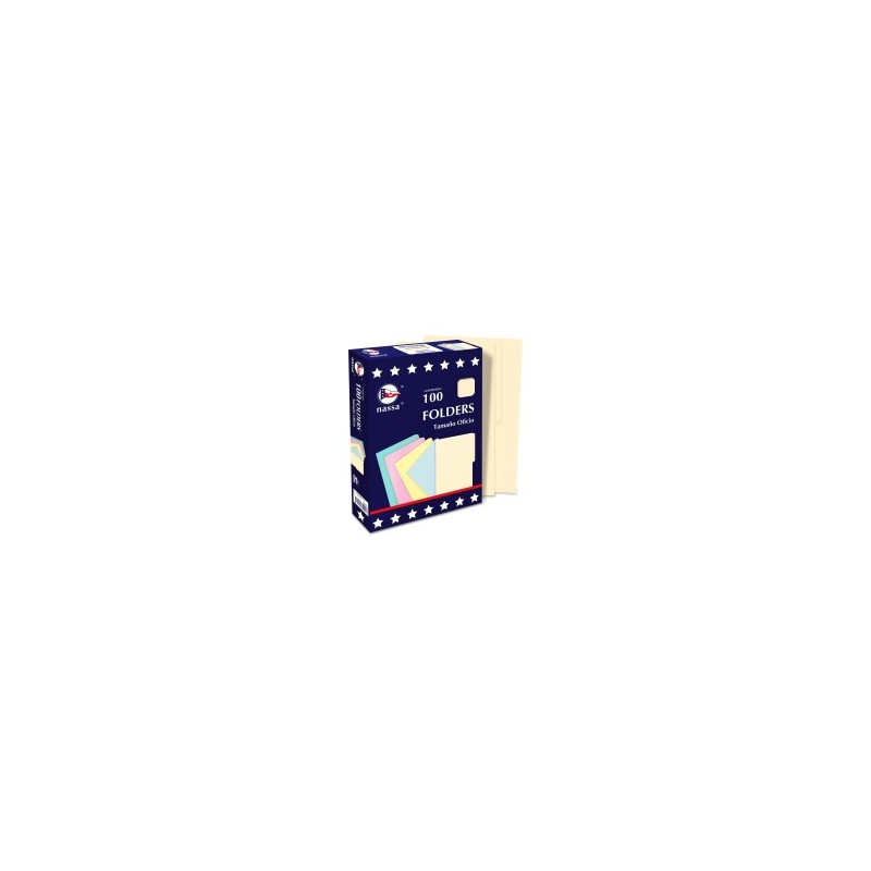 Folder Crema Nassa C/100 Oficio