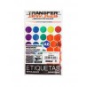 Etiqueta Sello 19 Mm. Transfer E6C00019 Colores C/90