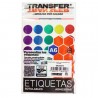 Etiqueta Sello 19 Mm. Transfer E6C00019 Colores C/90