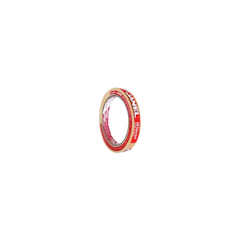 Cinta Adhesiva Janel 119, 12 mm x 65 m. Corte Fácil