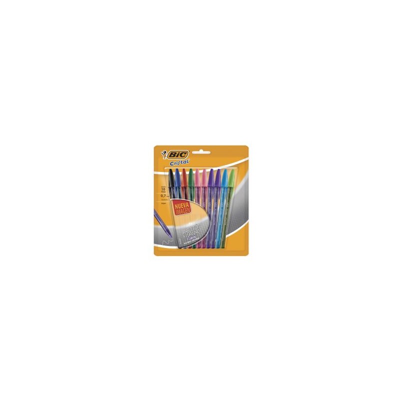 Bolígrafo Punto Fino 0.7 mm Bic Precisión y Suavidad Bl/10 Surtido