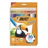 Lápices de Colores Bic Evolution Hexagonales C/36