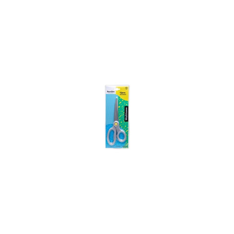 Tijera P/Oficina Barrilito T7X 7\" (17.8 Cm) Mango Plastico"