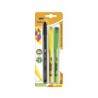Marcatextos Bic Brite Liner Bl/2 Amarillo-Verde, Punta Cincel
