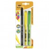 Marcatextos Bic Brite Liner Bl/2 Amarillo-Verde, Punta Cincel