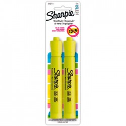 Marcatextos Sharpie Bl/2 Amarillo, Punta Cincel