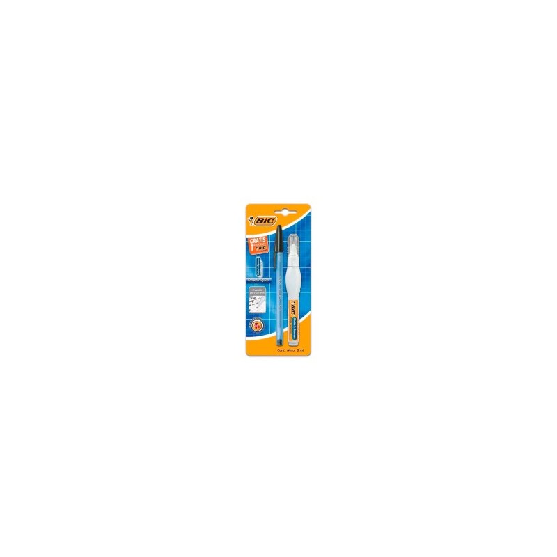 Corrector Líquido Pluma Bic Shake'n Squeeze 8 ml. Bl/1
