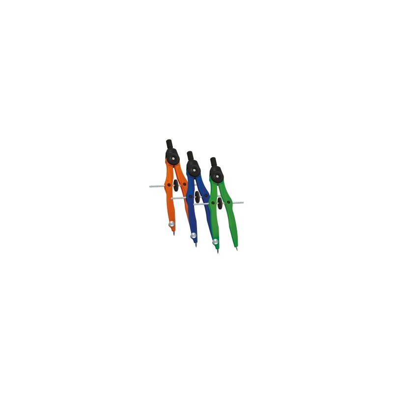 Compás de Precisión Plástico MAE CPP-2 Brazo Largo Bl/1