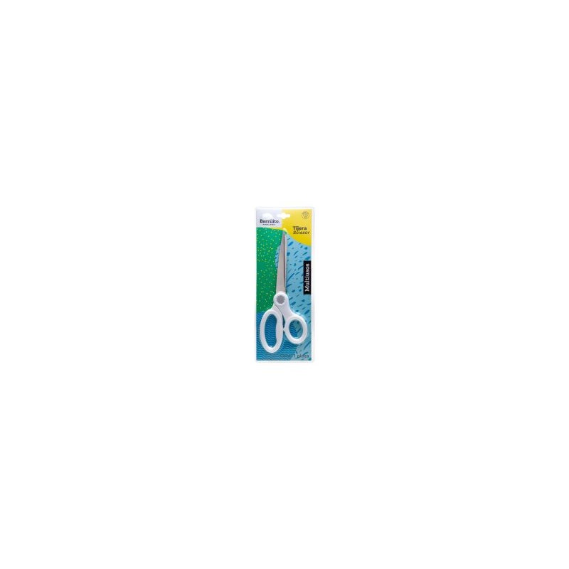 Tijera P/Oficina Barrilito T8X 8\" (20.3 Cm) Mango Plastico"