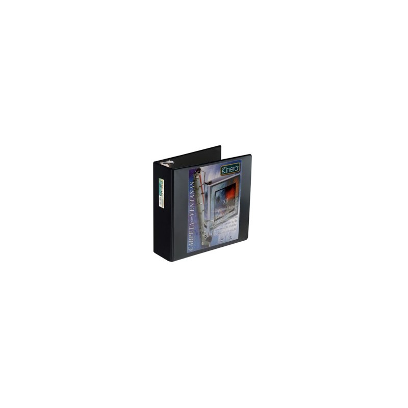 Carpeta Carta Arillo O con Ventana Kinera 9301 3"