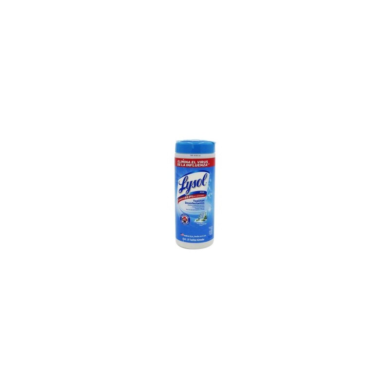 DESINFECTANTE EN TOALLAS LYSOL AROMA PRIMAVERA BOTE C/35
