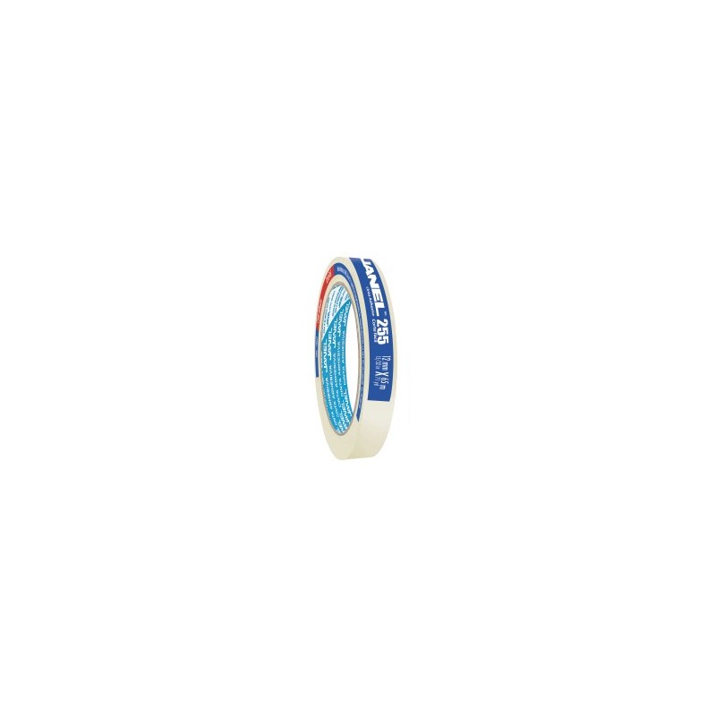 Cinta Adhesiva Janel 255, 12 mm x 65 m. Corte Fácil