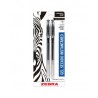 Bolígrafo Roller Gel Punto Fino 0.5 mm Zebra J-Roller RX Negro Bl/2