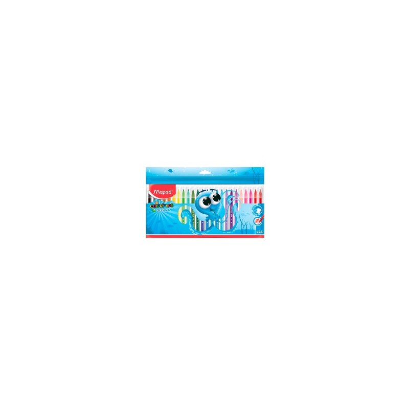 Plumones Maped Color Peps Ocean C/24 Lavables