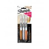 Marcador Permanente Metálico Sharpie Bl/3 Surtido, Punto Fino