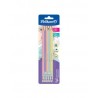 Lápiz de Grafito #2 Pelikan Triangular Pastel Bl/5
