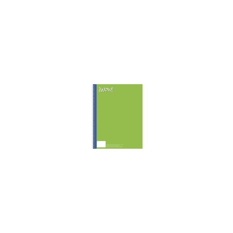 Cuaderno Profesional Wow Unicolor Cuadro Chico 100 h.