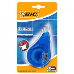 Cinta Correctora Bic Azul 4.2 mm x 12 m. Bl/1